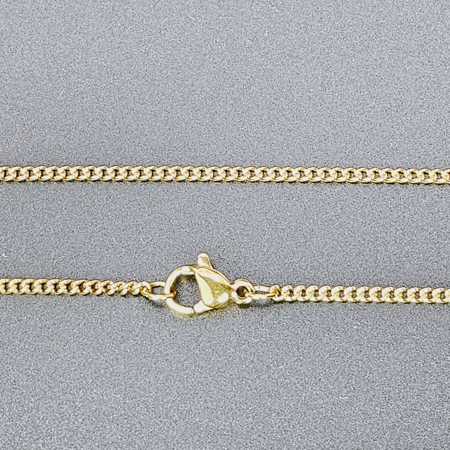 1.8mm Curb Stainless Steel Chain 18"