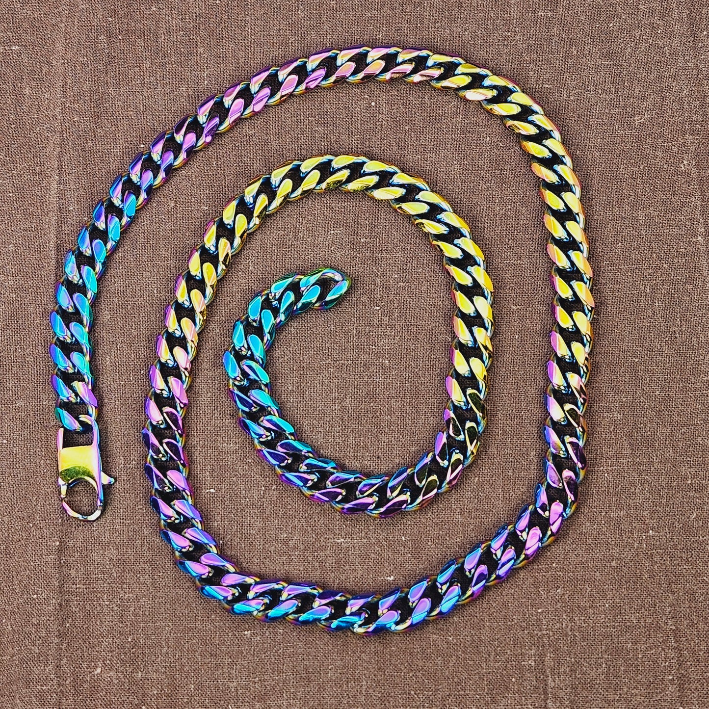 9mm Rainbow Stanless Steel 24"