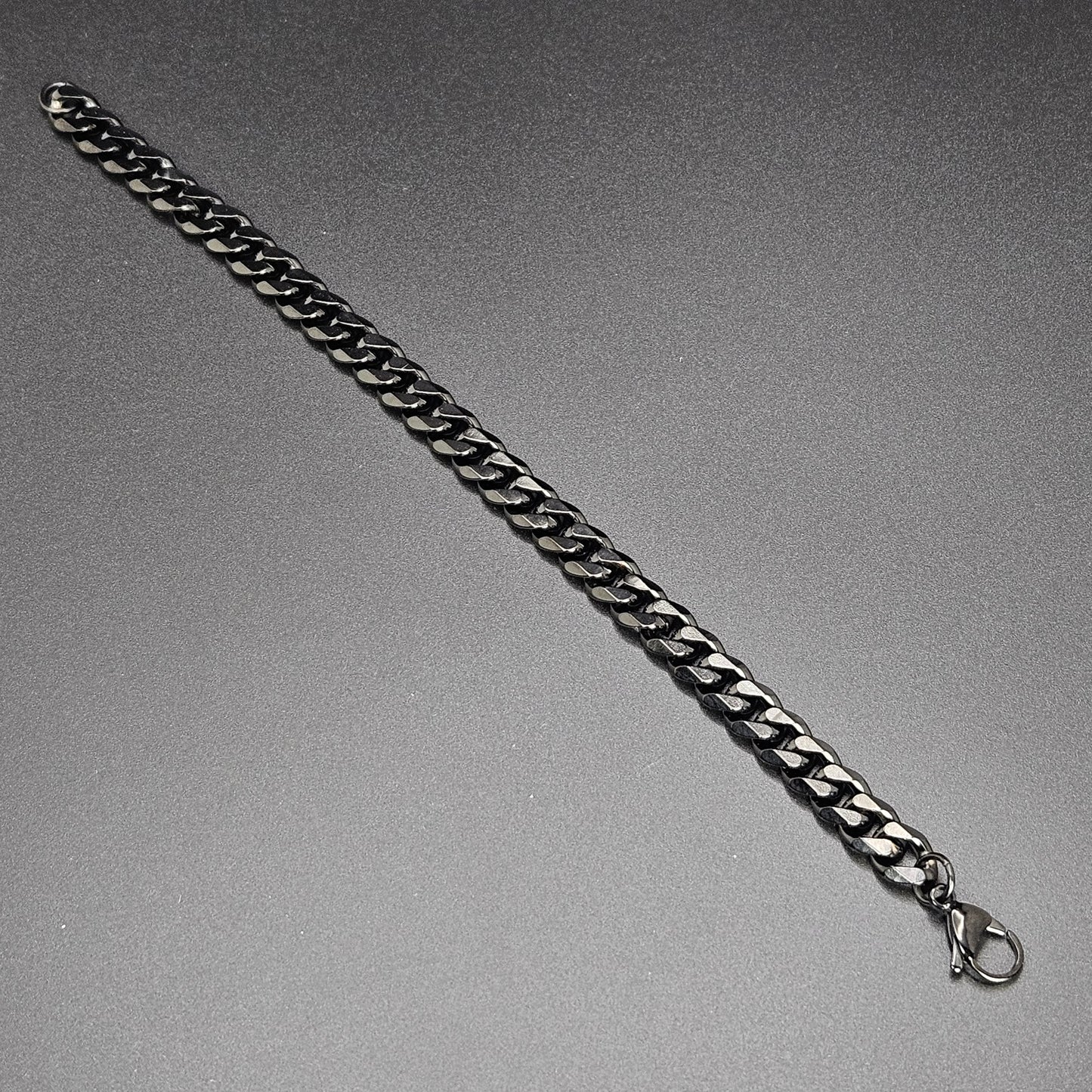 8mm Stainless Steel 8" Curb Bracelet