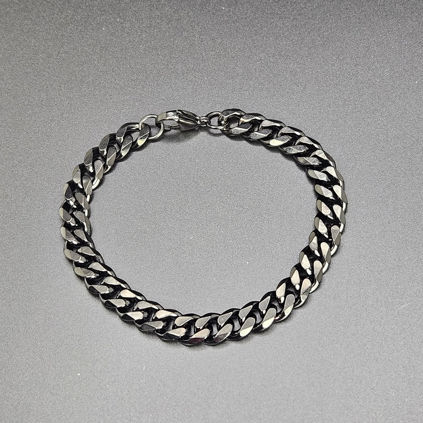 8mm Stainless Steel 8" Curb Bracelet