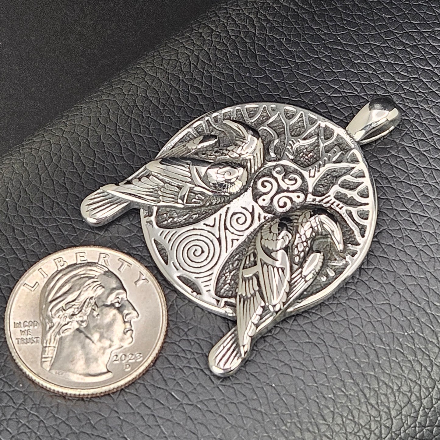 Odin's Ravens Tree of Life Necklace