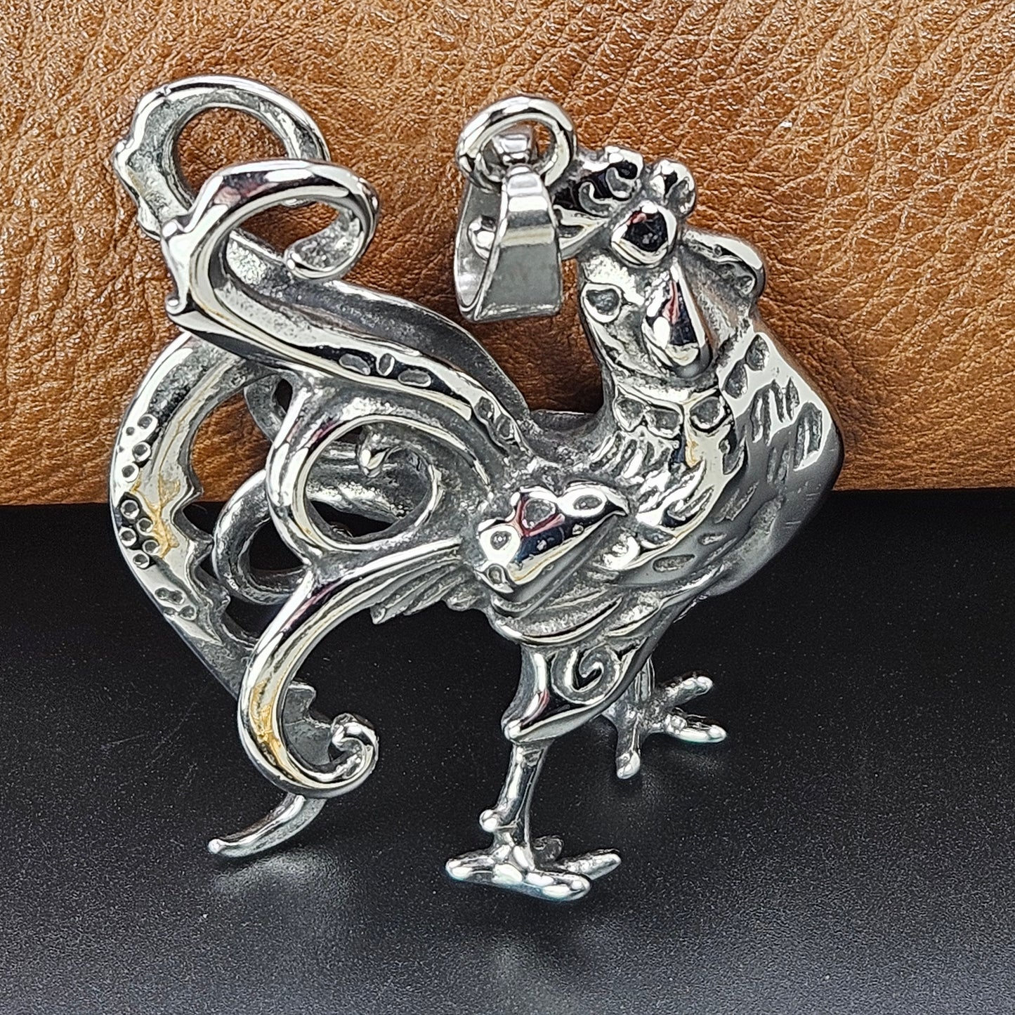 Rooster Stainless Steel Necklace