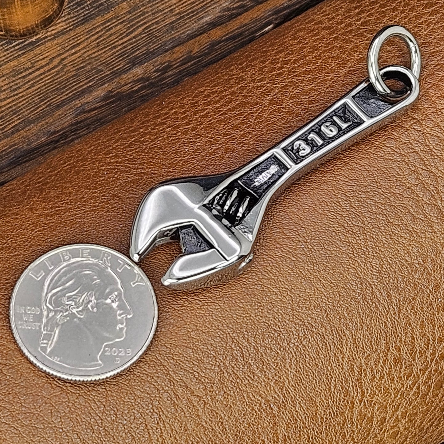 Wrench Stainless Steel Necklace