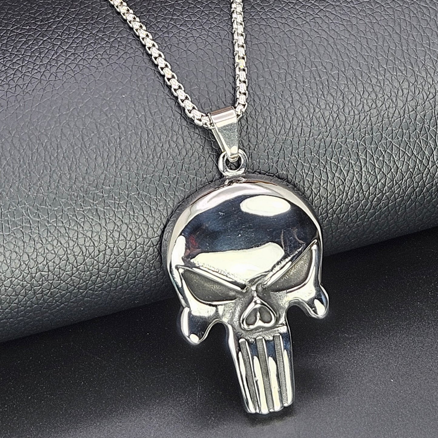 Punisher Stainless Steel Necklace