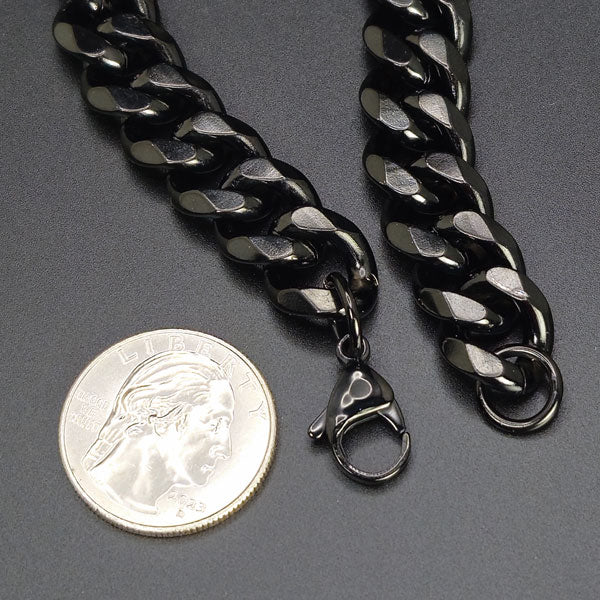 Stainless Steel Curb 8" Bracelet 13mm