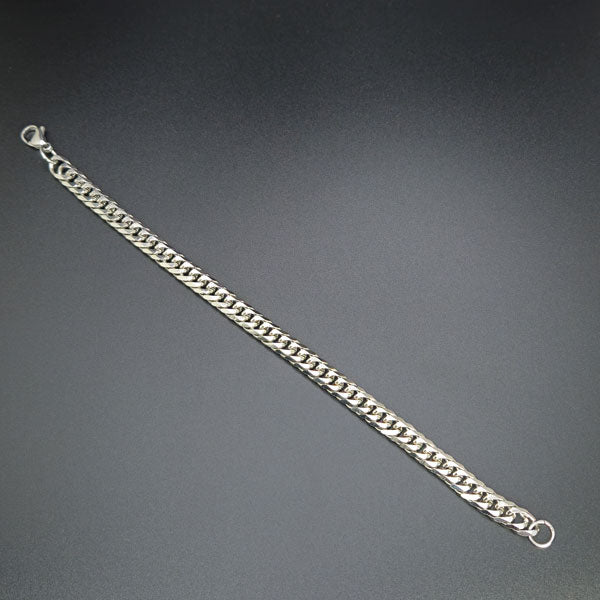7mm Stainless Steel 8" Curb Bracelet