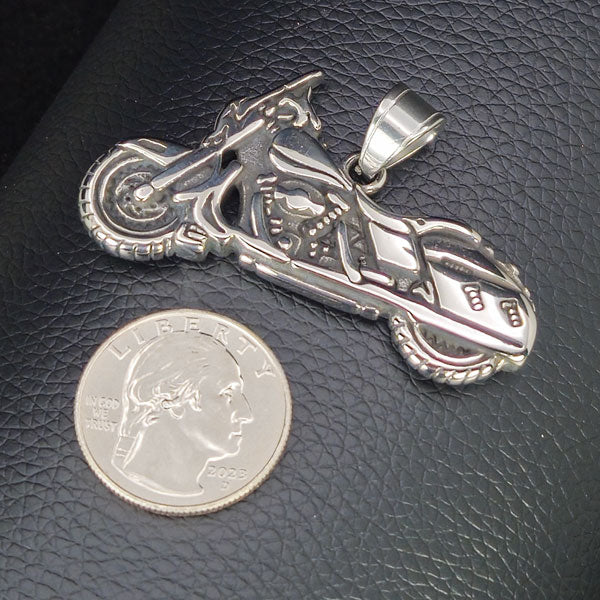 Motorcycle Stainless Steel Necklace
