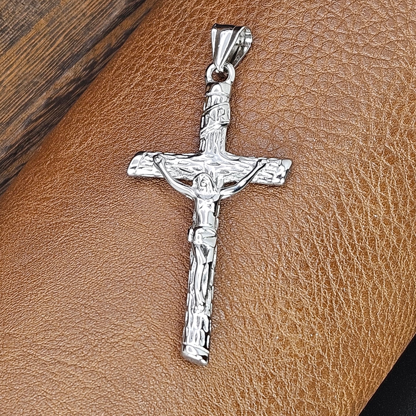 Crucifix Stainless Steel Necklace