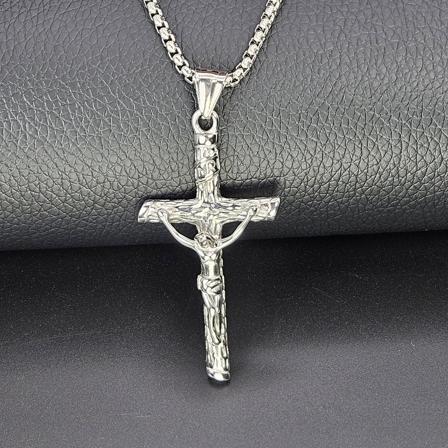 Crucifix Stainless Steel Necklace
